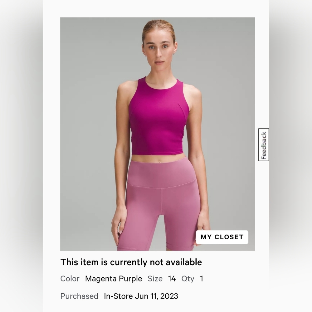 Wunder Train Racerback Tank Top 14 magenta purple